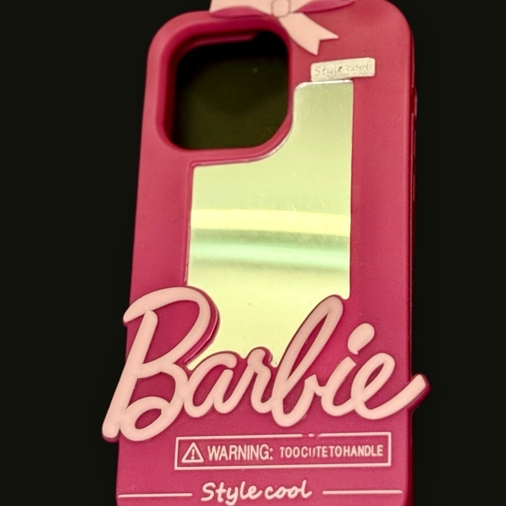Barbie Mirror Pink Phone Case IPhone 14 Pro Max